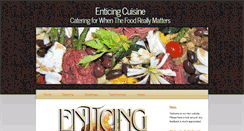 Desktop Screenshot of enticingcuisine.com